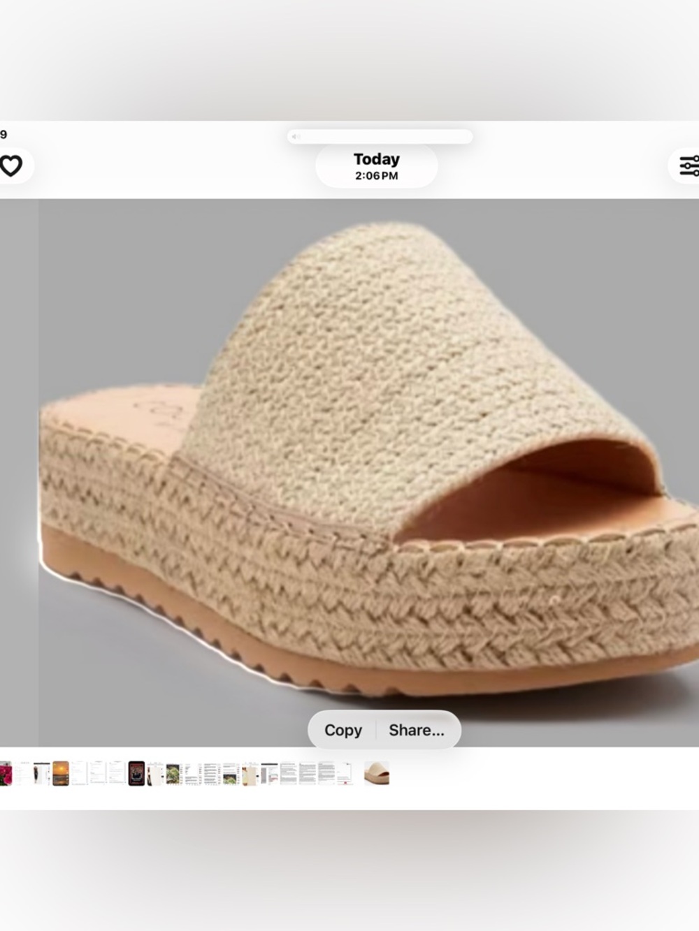 Bea Woven Beige Espadrille Slide - Casual Slip-On Comfort - Picture 3 of 8